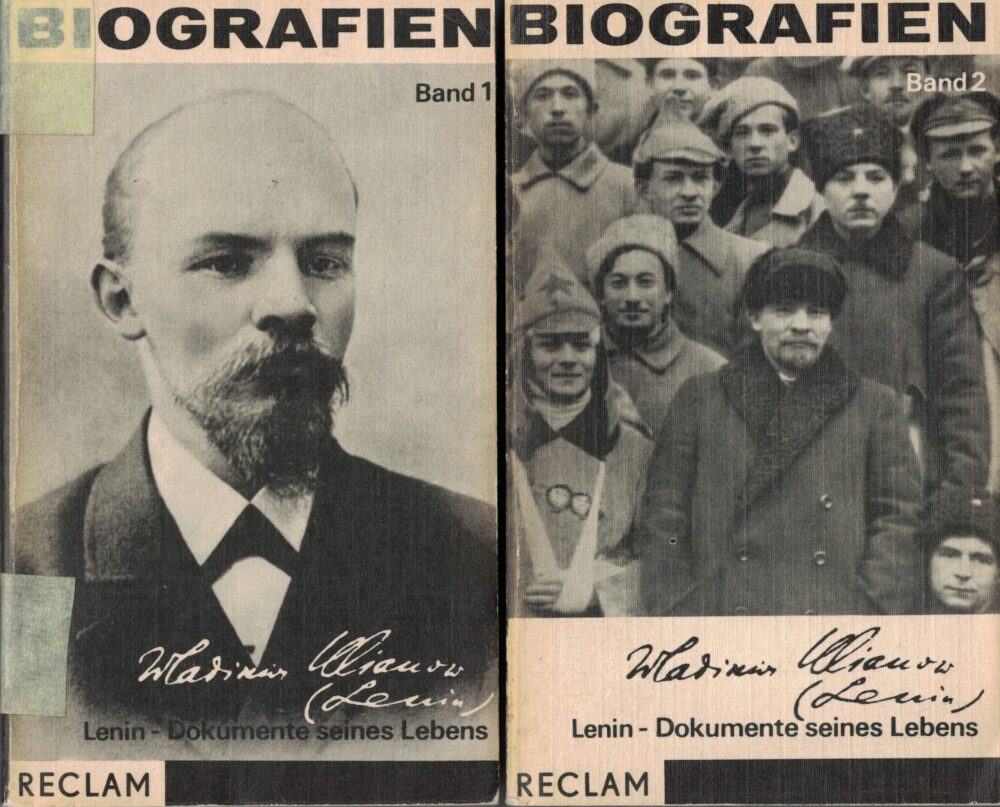 Lenin - Dokumente seines Lebens - 2 Bände - mit vielen Fotos und Dokumenten