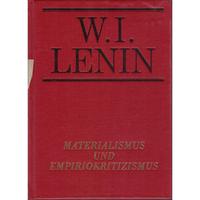 W. I. Lenin, Materialimus und Empirokritizismus