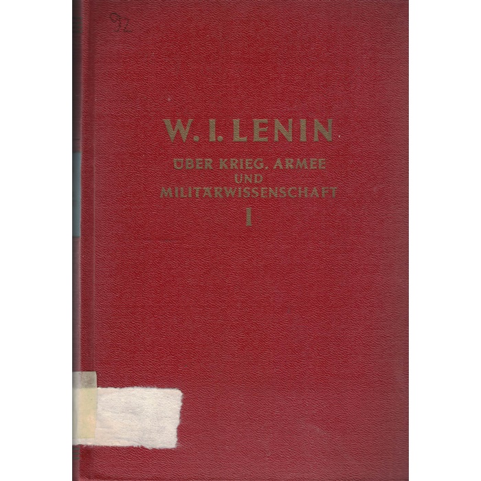 W. I. Lenin, Über Krieg, Armee und Militärwissenschaft in 2 Bänden