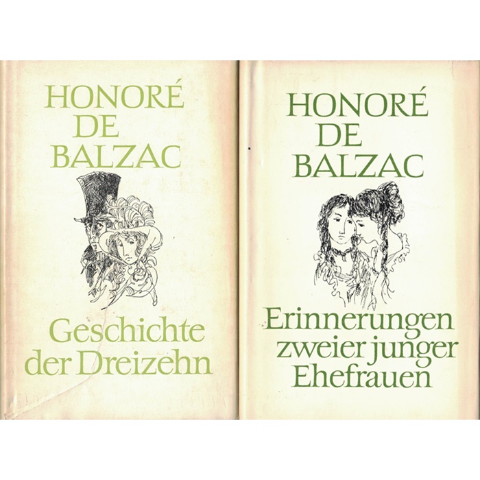 Honoré de Balzac, Sammlung aus 9 Bänden