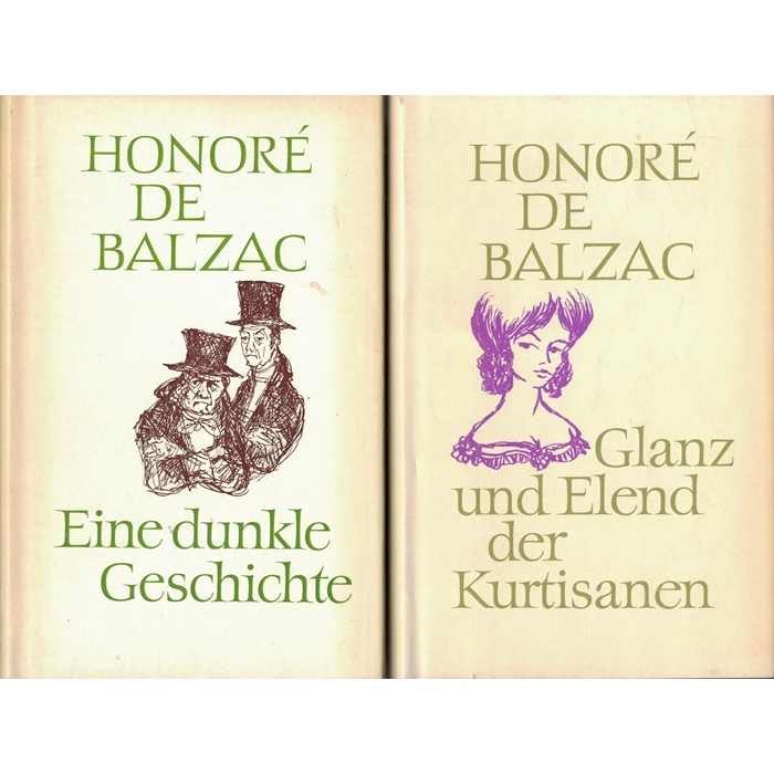 Honoré de Balzac, Sammlung aus 9 Bänden