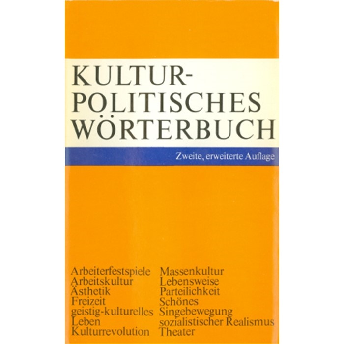 Kultur Politik Wörterbuch