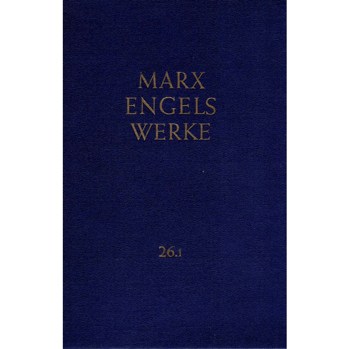 Marx / Engels "Theorien über den Mehrwert"
