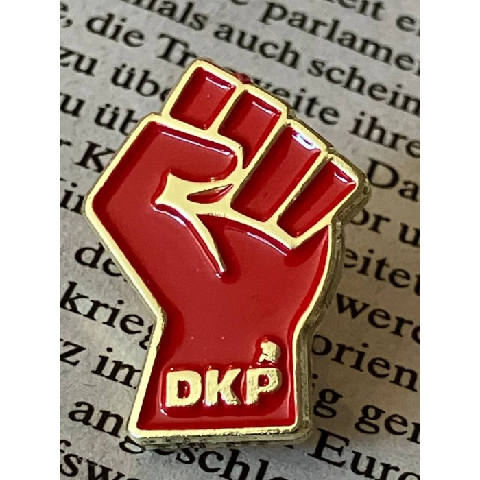 Pin "DKP / Faust" [rot / gold]