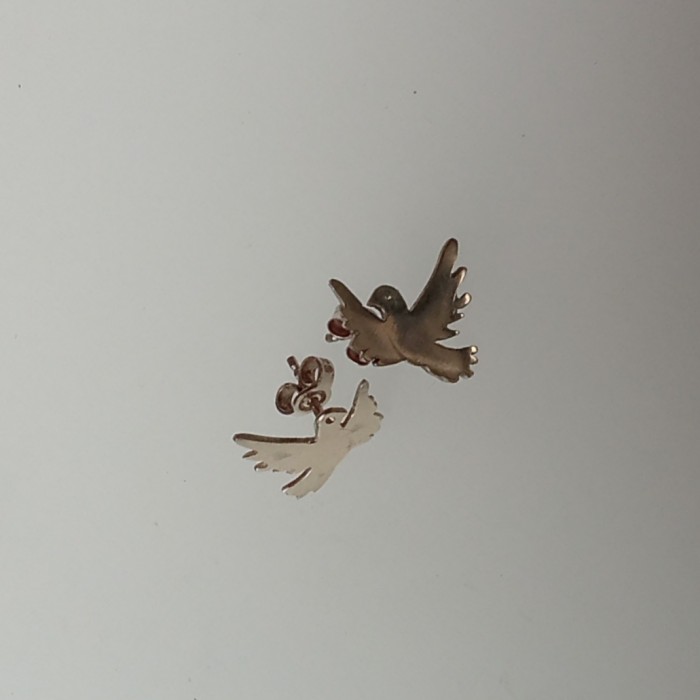 Symbolschmuck "Picassotäubchen / Ohrstecker"